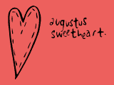 Augustus Sweetheart wallpaper (heart) artwork by Jenna Sykes