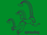 Spraydog wallpaper (green)
